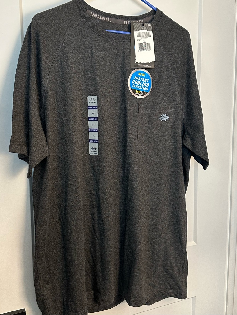 Dickies Charcoal Performance Pocket Tee
